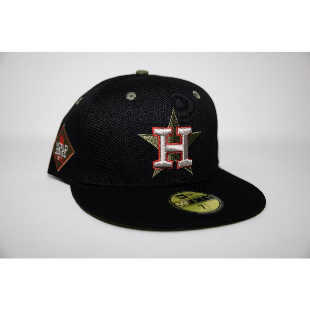 Houston Astros "Travis Scott Olive" Fitted Hat Size 7‎